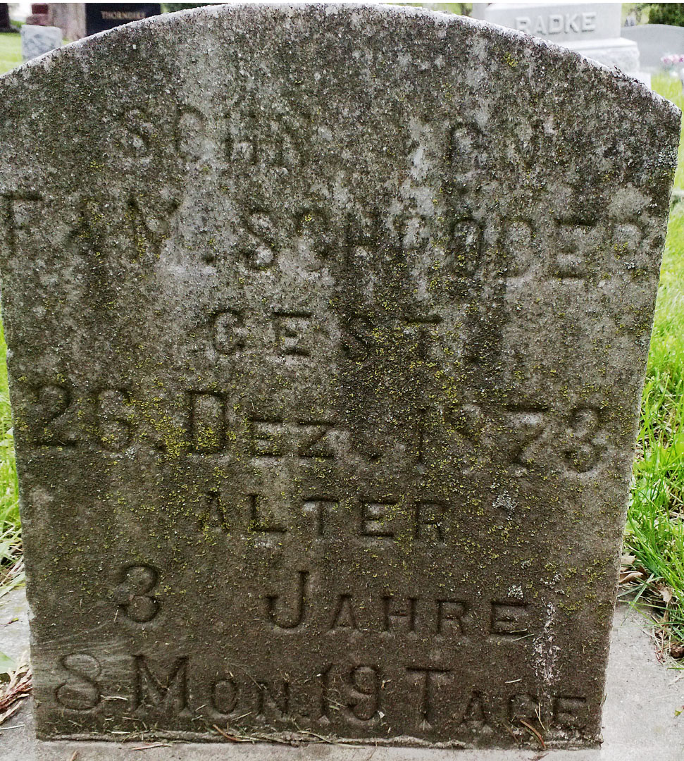 Karl Franz Headstone